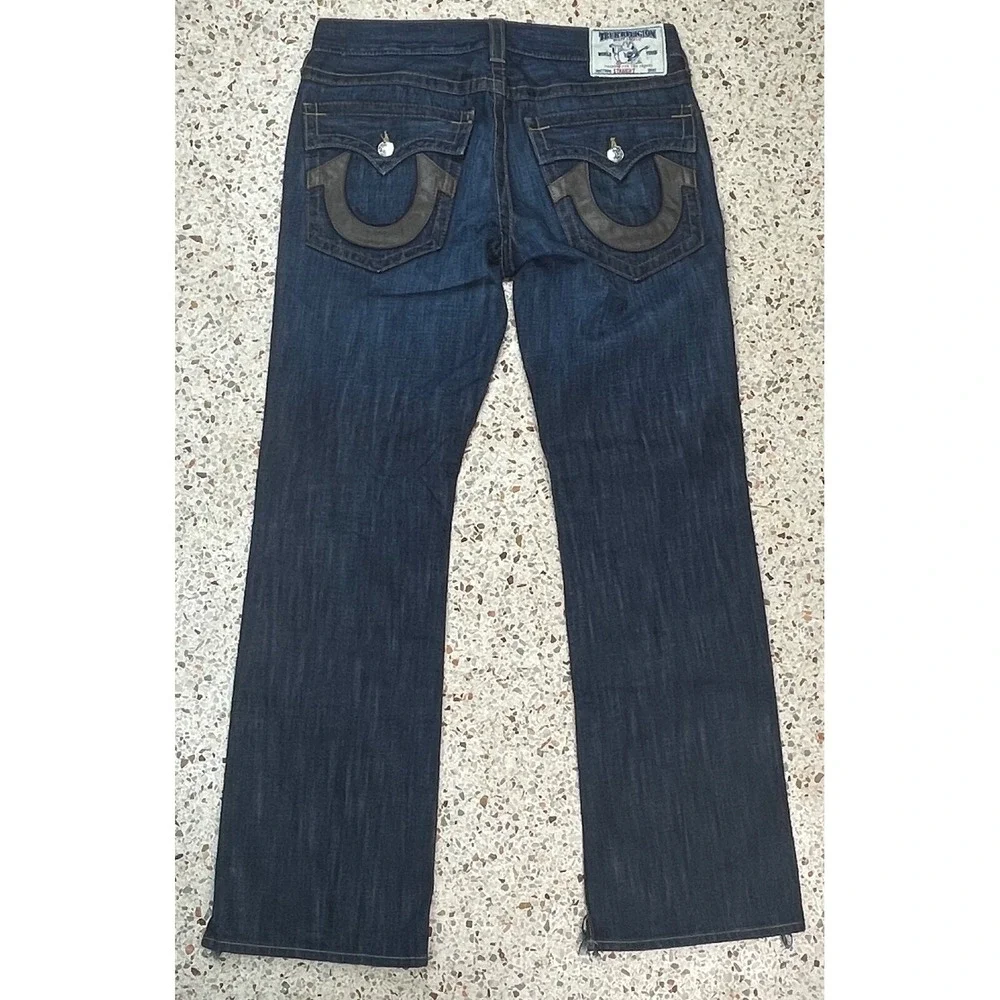 True Religion‎ Section Straight Vtg Y2K Men's Denim Jeans Size 34